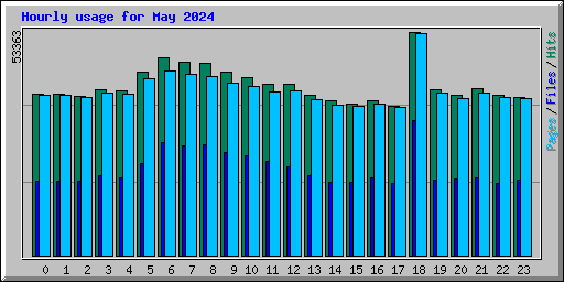 Hourly usage for May 2024